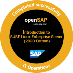 Badge Introduction to SUSE Linux Enterprise Server